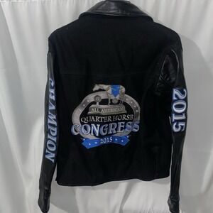 The All American Quarter Horse Congress 2015 Champion Wool Jacket XS Black